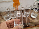 曼薇白酒分酒器洋酒醒酒器家用水晶玻璃带刻度分酒小酒盅 150ML（三两）直身款（6只装） 实拍图