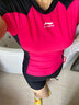 李宁（LI-NING）泳衣女两件套小胸聚拢运动分体泳衣遮肚保守高腰泳装104玫红M 实拍图