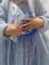 魔肯六一儿童节礼物冰雪奇缘魔法棒套装艾莎公主皇冠头饰女童发饰项链 艾莎公主蓝色(12件套) 实拍图