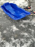 梦必真加厚滑雪板滑草板滑沙板带刹车单板 双人成人儿童雪橇车雪爬犁冬季滑雪用具春季旅游产品 蓝色带赠品 实拍图