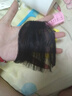 问（wen）真发空气刘海假发片女自然隐形修脸假发片超薄无痕假刘海带鬓角 全手织-有鬓角-自然色 实拍图