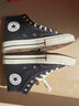 匡威（Converse）男鞋女鞋 ALL STAR系列经典帆布鞋休闲情侣休闲鞋学生板鞋 【黑巧夹心】复古厚底帆布鞋 A00869 41.5 实拍图