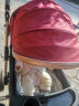 亿宝莱（yibaolai） 婴儿推车高景观可坐可躺轻便携式折叠小孩宝宝伞车bb双向婴儿车 尊享酒红+可坐躺折叠+后轮橡胶 实拍图