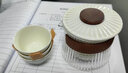 南山先生 旅行茶具套装日式便携防烫手抓茶壶一壶三杯东篱快客杯 东篱快客杯竹环款鸦青_茶白 实拍图
