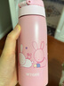 虎牌（TIGER）不锈钢真空保温杯女水杯茶杯运动水杯MCT-A035/A05 兔子(PT)350ml 实拍图