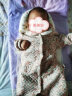 戴维贝拉（DAVE＆BELLA）0-3个月新生儿秋冬连体衣婴儿女婴外出服宝宝爬服哈装 小碎花印花 66cm（建议身高59-66cm） 晒单实拍图