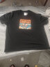 啄木鸟（TUCANO）纯棉短袖T恤男韩版潮流宽松大码重磅打底衫青少年学生夏天男短袖 黑/小伙伴 S （重90-100斤高155-160） 实拍图