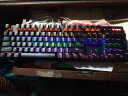 雷柏（Rapoo） V500PRO 机械键盘 有线键盘 游戏键盘 104键混光键盘 吃鸡键盘 电脑键盘 黑色 红轴 实拍图