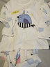 小素材儿童内衣纯棉套装宝宝婴儿睡衣薄款秋衣秋裤男童女童春秋衣服夏季 挖掘机套头蓝 140 实拍图