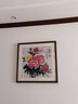 紫腾随轩白菜装饰画餐厅挂画新中式客厅沙发背景墙画饭厅墙面壁画 百财 50*50cm红木色实木框 实拍图