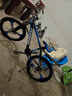 凤凰（Phoenix） 山地自行车成年人男士女士学生变速减震油刹线刹山地车自行车 黑蓝色三刀轮高碳钢车架 24寸（身高145-170左右） 24速数字指拨/默认线碟可改油碟 实拍图