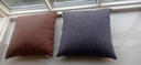 居八佰纯色亚麻沙发抱枕样板房靠垫客厅床头民宿靠枕套现代简约腰枕 咖啡色（加厚素色亚麻） 60*60cm抱枕套+枕芯 实拍图