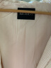 MO&Co.冬季新品飘带连帽领短款廓形灯芯绒羽绒服 摩安珂 米白色 XS/155 晒单实拍图