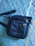小安熊新款男斜挎包新款牛津布防泼水小包包韩版潮多层大容量男士包竖款 大号蓝色 实拍图