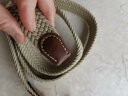 帝行（DIXING）帆布腰带男学生编织皮带女士牛仔裤韩版针扣皮带 卡其色 98cm 实拍图