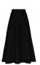 在礼新款纯色半身裙春季高腰显瘦小个子a字裙大摆裙女垂感中长款裙子 黑色(裙长78cm) 2XL 140-160斤 晒单实拍图