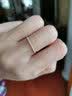 周大福RINGISM 排钻 18K金镶钻石戒指钻戒 U178232 10号 实拍图