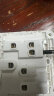 公牛86型二三插家用16A白金灰色五孔插座暗装10A带开关单双控墙壁面板 一开五孔双控10A 晒单实拍图