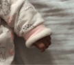 童泰秋冬季加厚婴儿衣服3-24月宝宝棉衣带帽棉服哈衣外出连体衣 灰色 80cm 实拍图