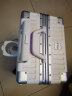 DULA铝框行李箱拉杆箱杯架小型旅行密码箱充电登机皮箱子皓月白20英寸 晒单实拍图