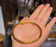 明牌珠宝黄金戒指男女款 足金古法平安无事戒素圈对戒礼物AFM0156工费150 戒指 19号 约2.44克 实拍图