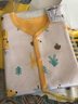 舒贝怡婴儿衣服马甲春秋款两面穿儿童背心男女宝宝马夹坎肩上衣黄110 实拍图