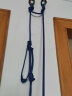 欣达（xinda）户外登山攀岩安全绳子速降绳索攀登装备拓展保护涤纶承重绳 10.5毫米蓝色（要多长就拍多少） 实拍图