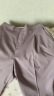 无印良品（MUJI）女式 聚酯纤维 锥形裤 裤子 长裤 休闲裤 BEH17C3A 浅紫色 M 160/66A 晒单实拍图