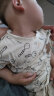 嘟嘟家宝宝T恤夏款洋气婴儿短袖上衣夏季男童衣服儿童潮 米杏色 90 晒单实拍图