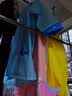 甜甜仔（TIANTIANZAI）儿童雨衣6-12岁小学生上学专用带书包位全身防水宝宝幼儿园雨披 03蓝色鲸鱼【升级高领+按扣】 XL 实拍图