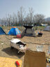骆驼帐篷户外便携式折叠全自动露营黑胶防雨防晒野餐帐篷A027-2流沙金 晒单实拍图