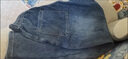 顶峰保罗（Dingfengbaoluo）牛仔裤男生春秋季宽松高街潮牌男士直筒休闲九分裤子868黑灰M 实拍图