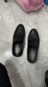 奥康男鞋官方 春秋季套脚简约正装皮鞋男士英伦风气垫舒适商务通勤鞋 黑色 42 实拍图
