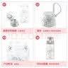 膳魔师（THERMOS）儿童水杯手提杯运动水杯吸管杯学生上学杯子出行直饮杯大容量水壶 薄雾灰直饮杯550ml TCSK 实拍图