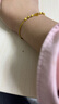 周大福 心形爱心黄金手链(工费260)18.75cm约5.45g EOF63 实拍图