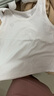 蕉内棉棉301H女士背心100%纯棉春夏季无袖无侧缝睡衣宽窄肩全棉家居服 【窄肩】暖白 L 实拍图