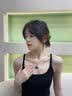 凤禧珠宝18K金镶翡翠玉佛吊坠女士弥勒佛公玉石项链生日礼物 实拍图