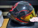 MOTORAX摩雷士R50S摩托车头盔全盔男女大尾翼安德森猫机车四季通用全盔 春风联名【荧光绿】 M（建议55-57头围） 实拍图