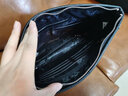 七匹狼手包男包真皮商务信封手提包包手拿包男士钱包手抓皮包夹包 黑色大号 实拍图