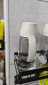 拜杰自动开合油壶装油瓶玻璃油壶油罐酱油醋壶调料瓶油瓶白色630ML 实拍图