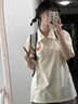 蝶娇诺（DIEJIAONUO）连衣裙女装2025年夏季新款韩版甜辣妹小个子学院风穿搭牛仔短裙子 上衣+裙子 M 实拍图
