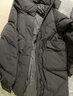 雅鹿羽绒服女长款冬季新款服女中长款连帽冬装外套新年红FY 黑色 165/L 实拍图