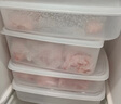 nakaya日本冰箱保鲜盒塑料密封食品级收纳盒水果冷冻饺子盒大号储物 冰箱冷冻盒【日本产】 5件套 2L 实拍图