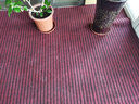 雪中送毯可裁剪入户门门口地垫门垫防滑垫厨房满铺商场走廊过道吸水脚垫 暗红横条纹 200CM宽【长需要几米拍几件】 实拍图