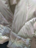 LANWEIFEILEI亮面短款棉衣女韩版冬季新款外套厚面包服炫彩棉服潮 白色 S 70-100斤 晒单实拍图