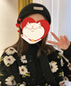 妙奕嘉贝雷帽女帽子春秋冬季前进帽报童画家帽大头围韩版百搭日系显脸小 黑色铁标款百搭毛呢贝雷帽 实拍图
