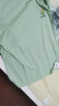 茵曼冰氧吧凉感T恤2024春夏季女新款小个子时尚休闲宽松短袖白上衣 淡绿色 M 实拍图