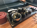 豪峰2025新款整套茶具套装烧水壶一体实木茶盘家用泡茶壶送伴手礼物 E款 实木茶盘+柴烧茶具+自动抽水 实拍图