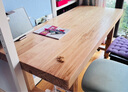 旺家星北欧实木大书桌简约现代客厅长条桌椅组合休闲区多人学习桌工作台 长桌：160*70*78板厚8cm【全实木 实拍图