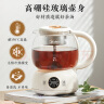 美的（Midea）煮茶器煮茶壶花茶壶 养生壶迷你恒温电热水壶蒸茶器喷淋式316L不锈钢烧水壶黑茶茶具1升YSTM-Z11 实拍图